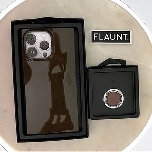 Brand New Espresso Flaunt Square Phone Case for iPhone 14 Pro Max w/phone ring!